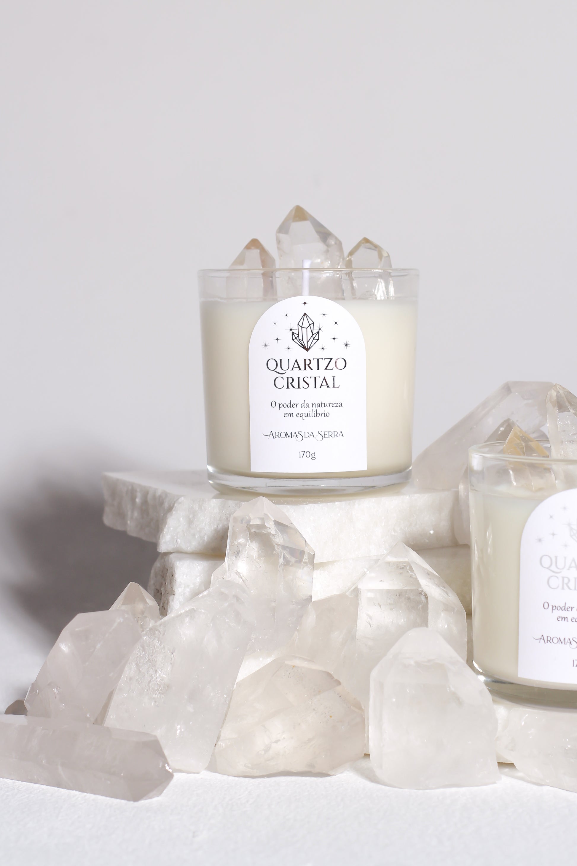 Vela Quartzo Cristal